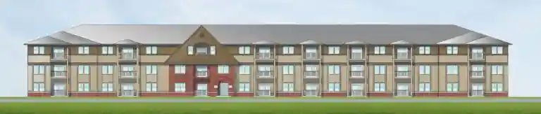 Construction of apartment buildings underway at Prairie Centre in St. Charles